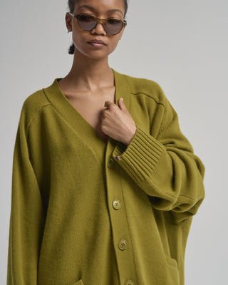 taurus cashmere boxy cardigan