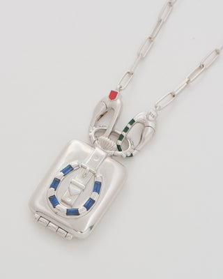 the ace vault (ss) w/ silver paperclip chain