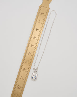 the ace vault (ss) w/ silver paperclip chain