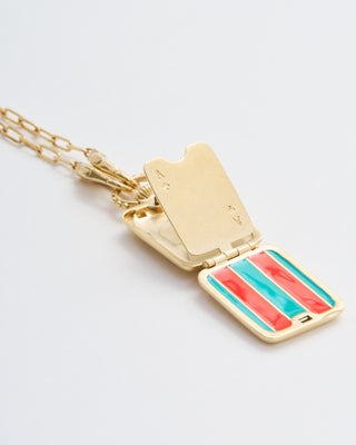 the ace vault w/ 14k paperclip chain