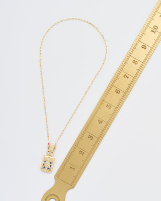 the ace vault w/ 14k paperclip chain