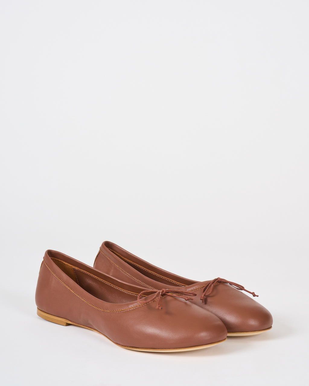 Jamie Haller The Ballet Slips Brown Leather – scarpa