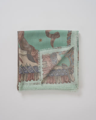 the celestial steed wool/silk square scarf