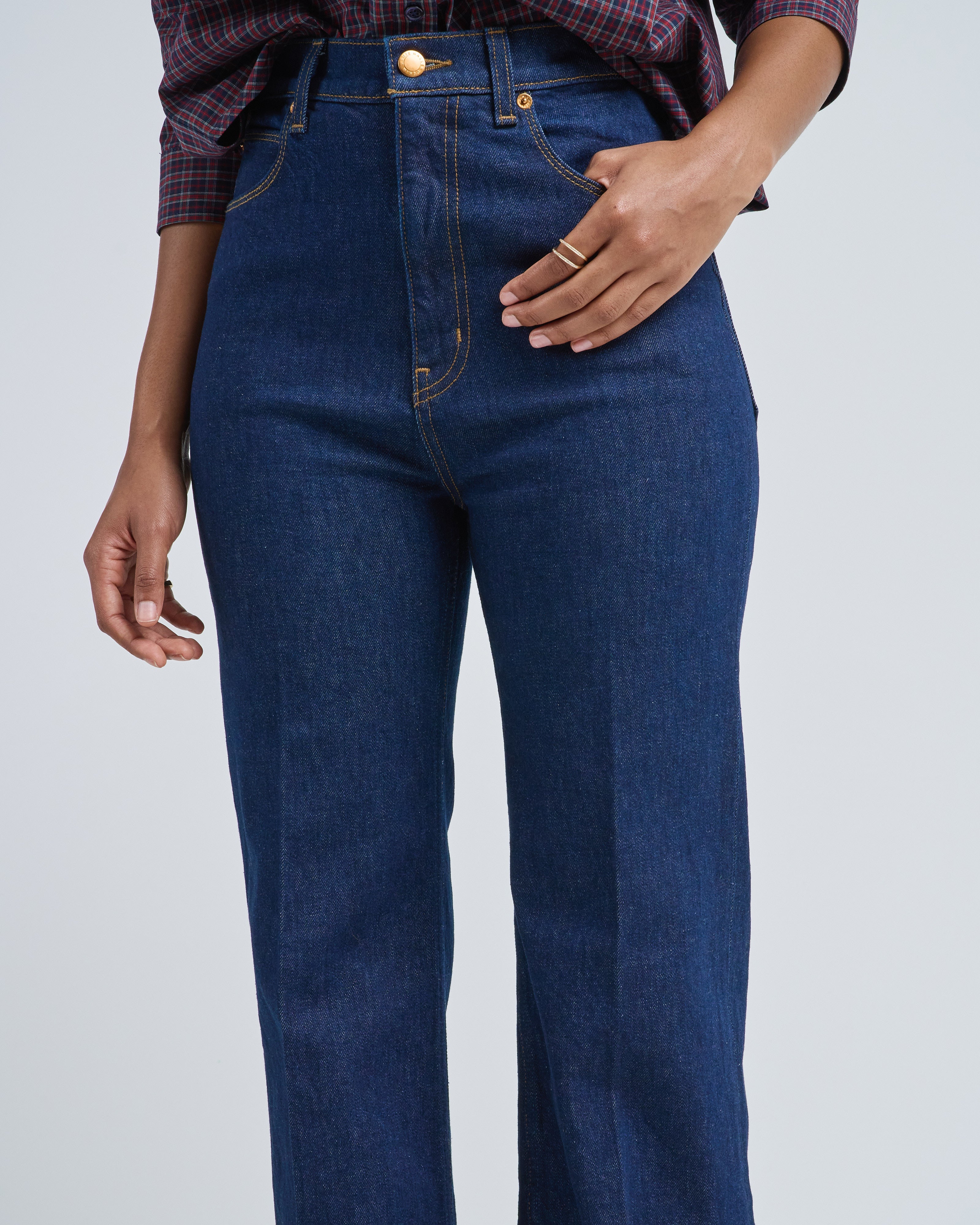 Jamie Haller The Crease Jean Raw Rinse - Main Image