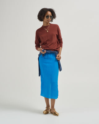 the crinkle slip skirt