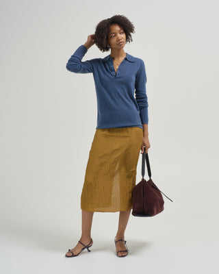 the crinkle slip skirt