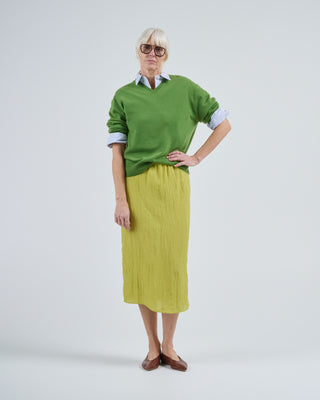 the crinkle slip skirt