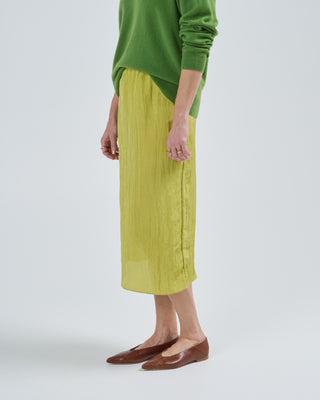 the crinkle slip skirt