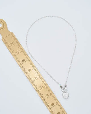 the curiouser vault (ss) w/ silver paperchip chain