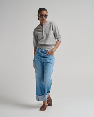 the half pipe ankle cuff fray jean