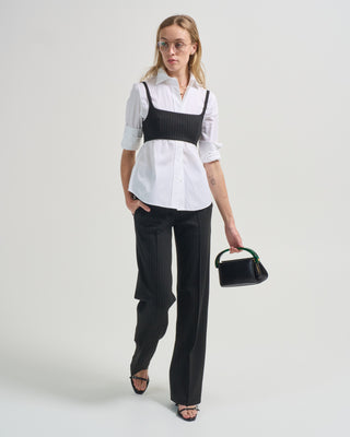 the jogger in jersey stripes