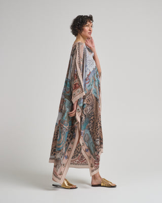 the medici cheetah kaftan