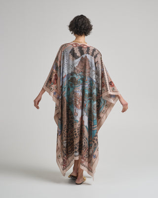 the medici cheetah kaftan