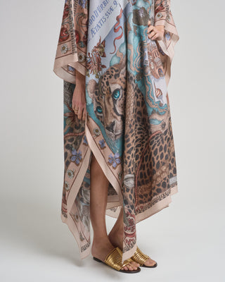 the medici cheetah kaftan