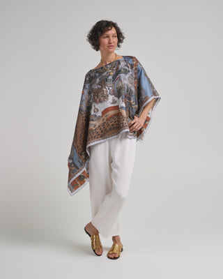 the medici cheetah slipover top