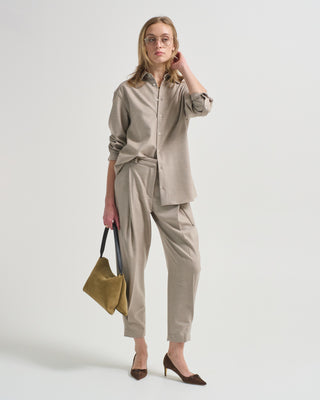 the unisex shirt in loro piana fine wool