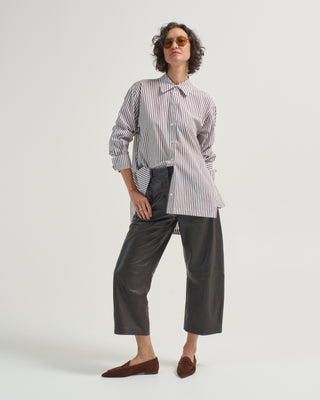 theia blouse cotton stripe
