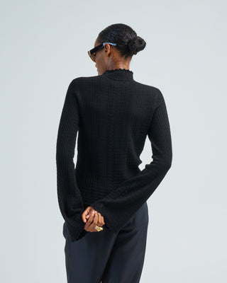 thin lace turtleneck