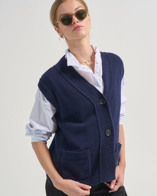 three button vest