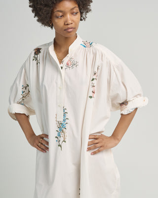 rodebjer shirt dress The Martini light silk shirt dress in Trailing