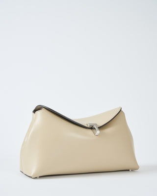 t-lock leather clutch