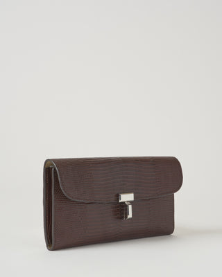 t-lock lizard embossed wallet