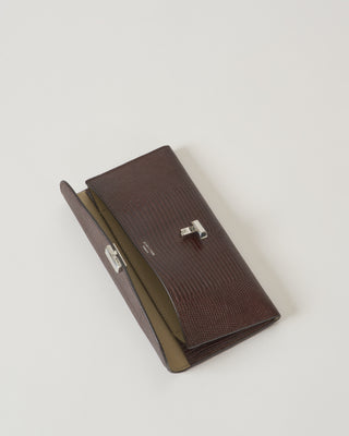 t-lock lizard embossed wallet
