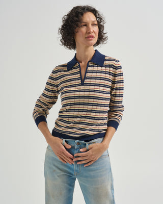 track polo sweater