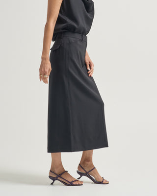 trouser midi skirt