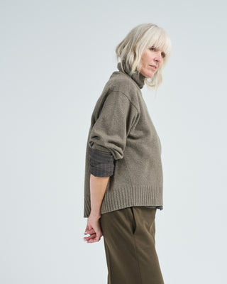 turtleneck sweater with lurex