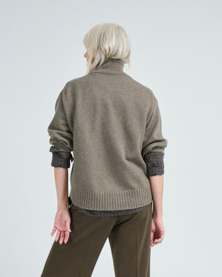 turtleneck sweater with lurex