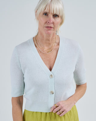 v half sleeve cardigan