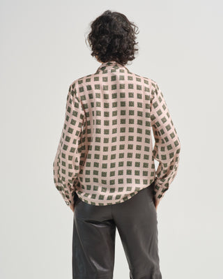 v neck tie blouse