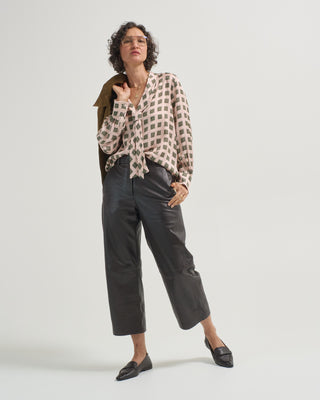 v neck tie blouse