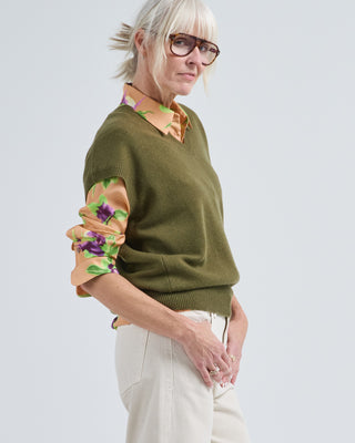 v sleeveless sweater