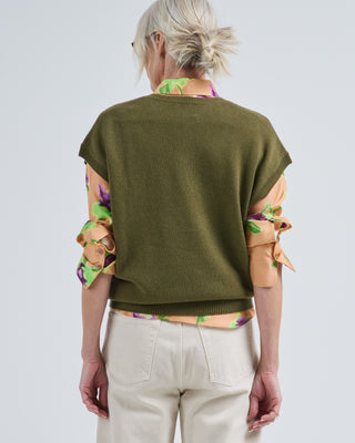 v sleeveless sweater