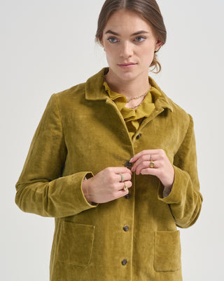 velvet shrunken jacket