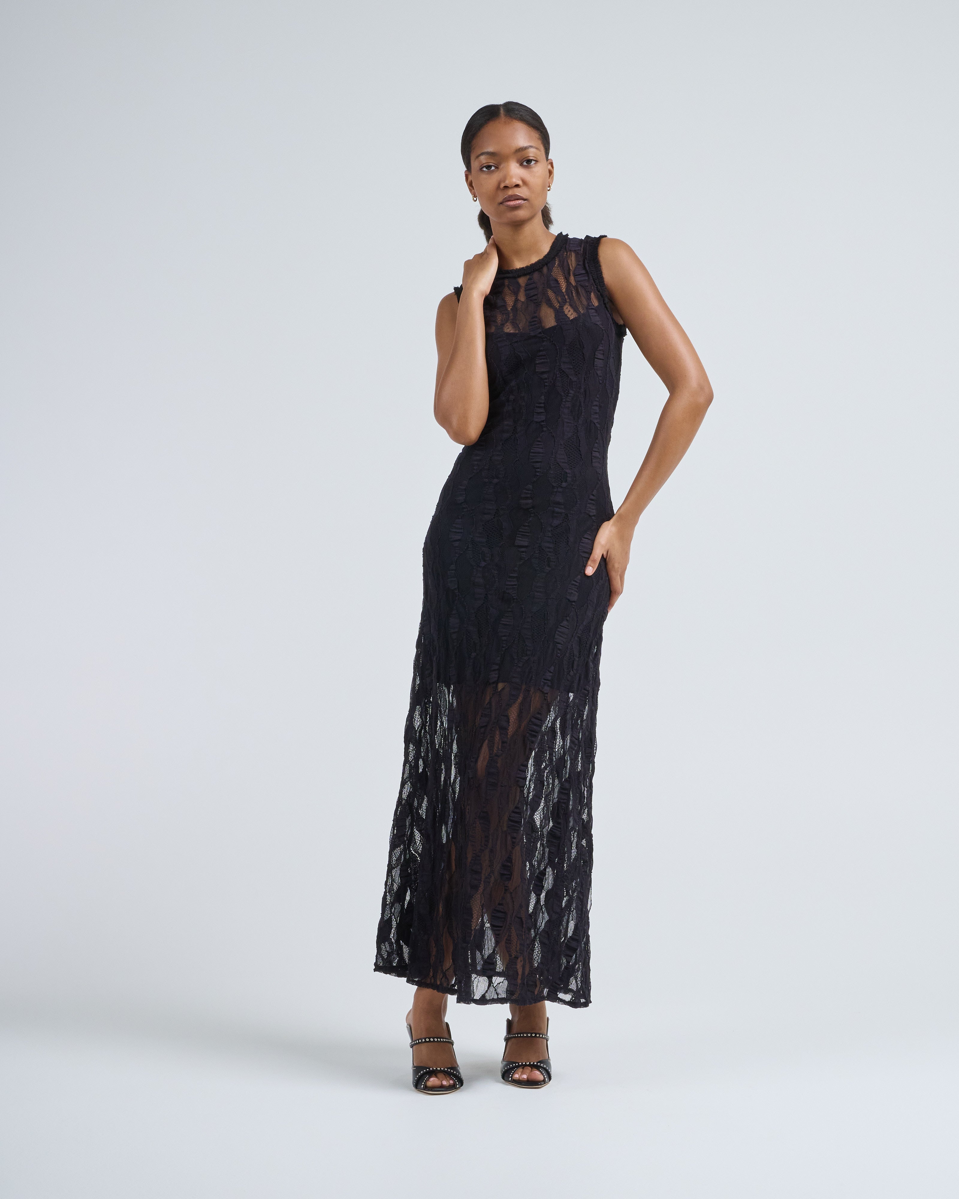 Ulla Johnson Venus Tank Dress Noir Ulla Johnson Venus Tank Dress Noir
