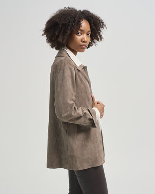 vicky lamb suede jacket