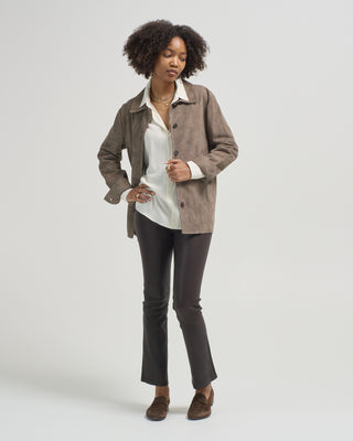 vicky lamb suede jacket