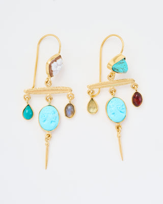 victorian pin drop earrings