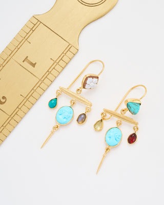 victorian pin drop earrings