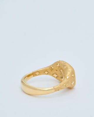 vintage checkerboard diamond ring