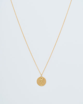 virgo disc necklace