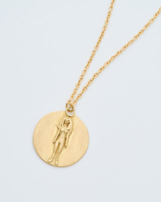 virgo disc necklace