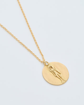 virgo disc necklace