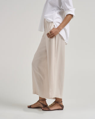 viscose cupro twill pants