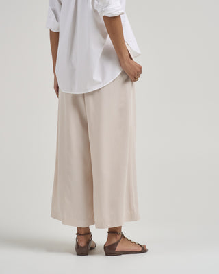 viscose cupro twill pants