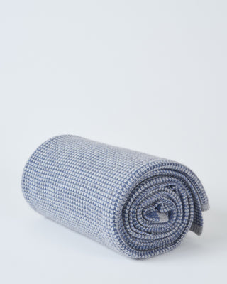 waffle knit cashmere throw