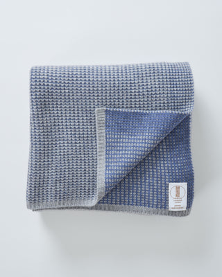 waffle knit cashmere throw
